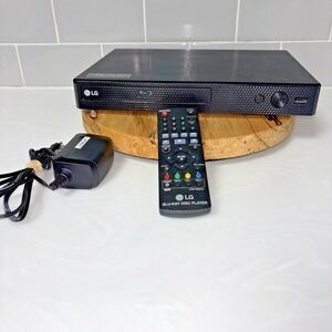 LG BP350 Blu-Ray Player Wi-Fi Streaming with Power Cord & Remote - Tested
